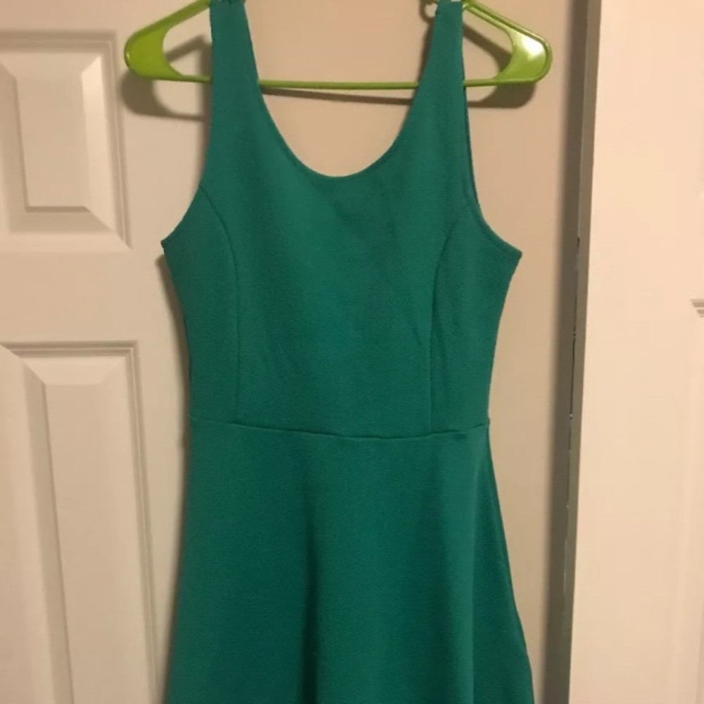 Textured Green H&M Sundress